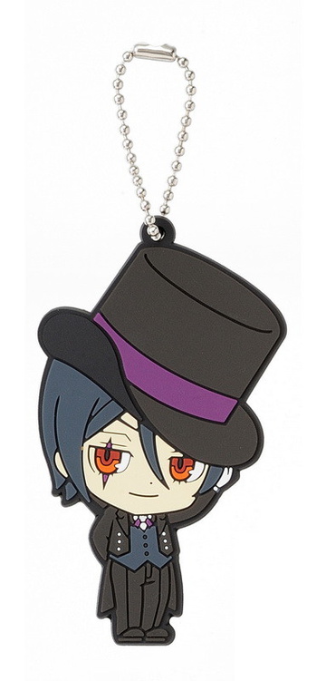 главная фотография Kuroshitsuji Book of Circus Rubber Keychain Mascot: Sebastian Michaelis