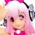 Concept Figure Super Sonico Easter Bunny Pink Ver.