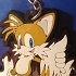 Tails Metal Keychain 