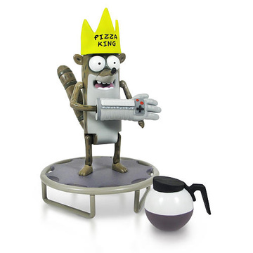 главная фотография Rigby with Coffee, Power Glove, Pizza King Crown and Trampoline