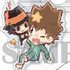 Katekyo Hitman Reborn! Oyasumi Acrylic Strap: Sawada Tsunayoshi & Reborn