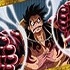 One Piece Chara Metal Tag W: Luffy 4th Gear 