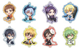 фотография OSUWARI!! Series SERVAMP Tsunagaru! Acrylic Charm: Shirota Mahiru & Kuro