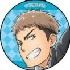 Shingeki! Kyojin Chuugakkou Can Badge Strap: Jean Kirstein