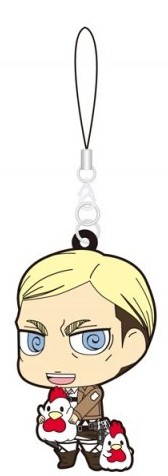 главная фотография Shingeki no Kyojin LAWSON Rubber Strap: Erwin Smith