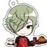 Touken Ranbu -ONLINE- Animega Cafe Acrylic Keychain vol.1: Uguisumaru