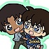 Detective Conan ChokoKawa Twin Rubber Strap: Hattori Heiji and Edogawa Conan