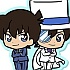 Detective Conan ChokoKawa Twin Rubber Strap: Kudo Shinichi and Kid the Phantom Thief