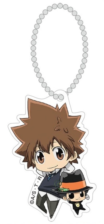 главная фотография Katekyo Hitman REBORN! Acrylic Key Holder JF2017 Ver.: Sawada Tsunayoshi & Reborn