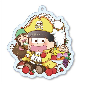 главная фотография Osomatsu-san Purisshu Trading Acrylic Keychain Pirate Ver.: Juushimatsu