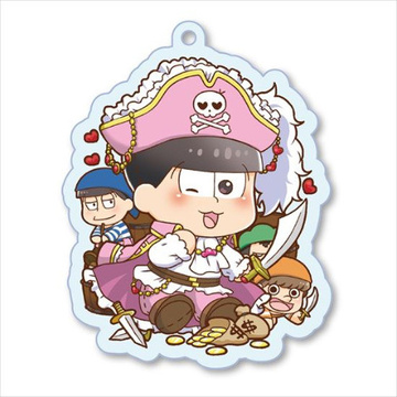 главная фотография Osomatsu-san Purisshu Trading Acrylic Keychain Pirate Ver.: Todomatsu