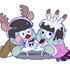 Osomatsu-san Zombie-matsu Nesoberi Trading Rubber Strap: Juushimatsu & Todomatsu