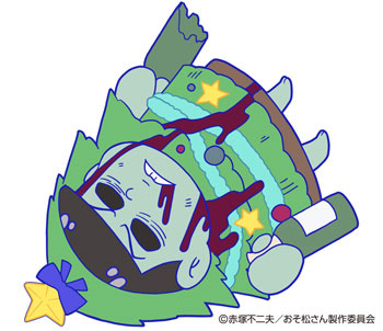 главная фотография Osomatsu-san Zombie-matsu Nesoberi Trading Rubber Strap: Karamatsu