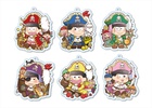 фотография Osomatsu-san Purisshu Trading Acrylic Keychain Pirate Ver.: Todomatsu