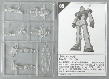 главная фотография Mobile Suit Gundam Mini Kit Collection: RGM-79 GM Clear Ver.