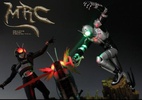 фотография Kamen Rider MRC&XCEED VS the Black Knight statue scene GK