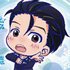 Yuri on Ice Toji Colle Acrylic Keychain Vol.2: Yuri Katsuki