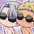 Yuri on Ice Toji Colle Acrylic Keychain Vol.2: Victor & Christophe