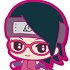 Boruto Naruto the Movie Capsule Rubber Mascot: Uchiha Sarada