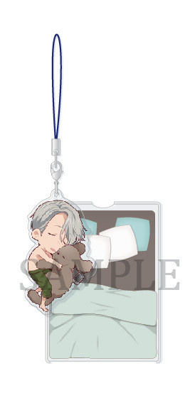 главная фотография Yuri!!! on Ice Oyasumi Acrylic Strap: Victor Nikiforov & Makkachin