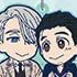 Yuri!!! on Ice Rubber Strap Collection Pair: Yuri Katsuki & Victor Nikiforov