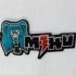 HM Rock Hatsune Miku x FrameGraphics Metal Keychain: Hatsune Miku Ver. 3