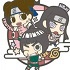 Rubber Mascot Buddy Colle NARUTO Shippuden: Three Man Seru Dattebayo! Hen: Team Guy