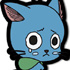 Movie FAIRY TAIL -DRAGON CRY- "Bocchi-kun" Rubber Mascot: Happy