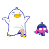 фотография Gintama x Bkub Okawa Oshanty Rubber Mascot: Elizabeth & Shinpachi
