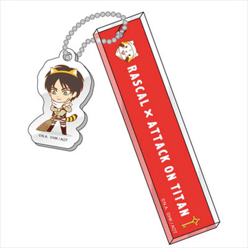 главная фотография Rascal x Attack on Titan Room Keychain: Eren Yager