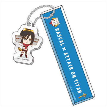 главная фотография Rascal x Attack on Titan Room Keychain: Mikasa Ackerman