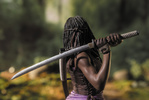 фотография The Walking Dead 10 Inch TV Series Deluxe: Michonne