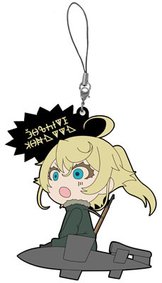 главная фотография Youjo Senki CharaRIDE Rubber Strap: Tanya on V1 Rocket