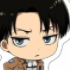 Shingeki no Kyojin Petanko Trading Acrylic Strap: Levi