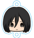 главная фотография Shingeki no Kyojin Chyuru Key Holder Charm: Mikasa Ackerman