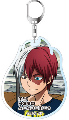 главная фотография Boku no Hero Academia Deka Keychain BBQ ver.: Todoroki