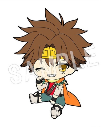 главная фотография Saiyuki RELOAD BLAST Petanko Trading Rubber Strap: Son Goku