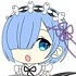 Re:ZERO Starting Life in Another World Trading Rubber Strap: Rem 