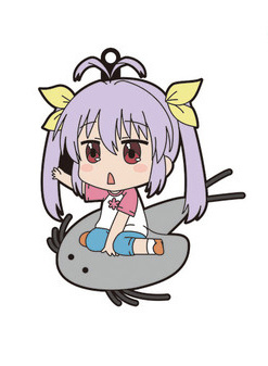 главная фотография Non Non Biyori Repeat CharaRIDE Miyauchi Renge on Hirataira-san Rubber Strap