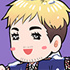 YURI!!! on TOUR Acrylic Keychain: Christophe Giacometti