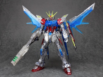 главная фотография MG GAT-X105B/FP Build Strike Gundam Full Package Plavsky Particle Clear Ver.