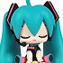 Hatsune Miku X Shumai-Kun: Hatsune Miku sitting on Shumai-kun head China Ver.