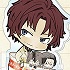 Bungo Stray Dogs Acrylic Keychain Coffee Cup: Port Mafia: Oda Sakunosuke