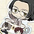 Bungo Stray Dogs Acrylic Keychain Coffee Cup: Port Mafia: Sakaguchi Ango