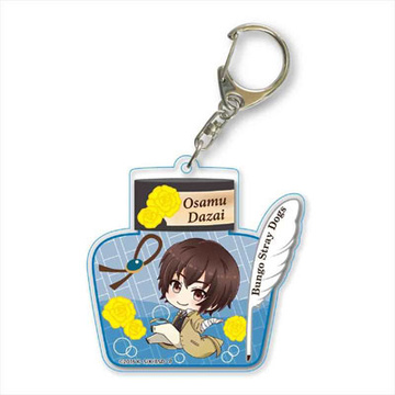 главная фотография Pukasshu Choi Deka Acrylic Keychain Bungo Stray Dogs: Osamu Dazai