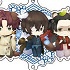 Bungo Stray Dogs DEAD APPLE Chain Collection Stand Set: Youkai ver. Dazai & Oda & Sakaguchi