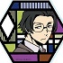 Bungo Stray Dogs Kirie Series Trading Acrylic Keychain: Ango Sakaguchi