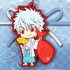 Gintama JF 2016 Winter silver time set ver. Rubber Strap Collection: Gintoki Sakata