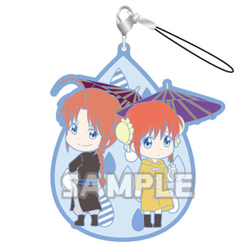 главная фотография Gintama Rubber Strap RICH: Kagura & Kamui