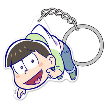 главная фотография Osomatsu-san Acrylic Pinched Keychain: Choromatsu